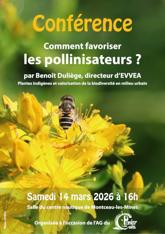 Affiche conférence pollinisateurs AG 2026