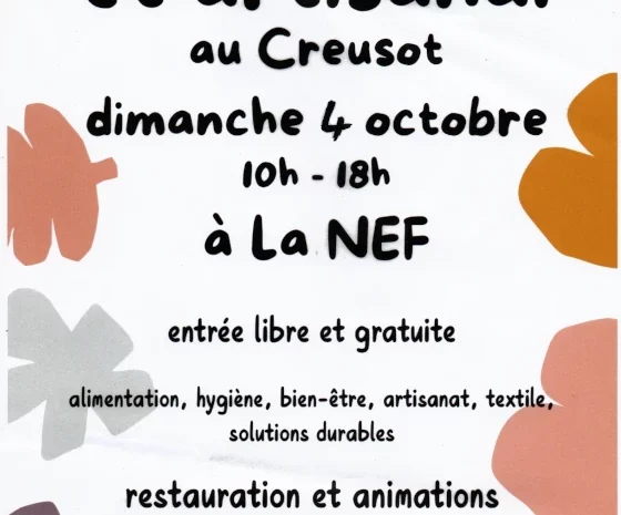 Marché bio au Creusot