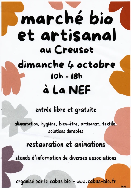 Affiche marché Cabas Bio 2026